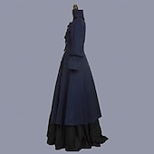 abordables Robes-Rococo Victorienne Robe de Bal Costume de fête Bal Masqué Robe de Bal Déguisement Femmes Mascarade Carnaval Soirée Halloween Adulte Robe