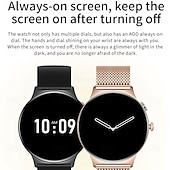 abordables Pulseras inteligentes-696 DA09 Reloj inteligente 1.43 pulgada Pulsera inteligente Bluetooth Podómetro Recordatorio de Llamadas Seguimiento del Sueño Compatible con Android iOS Mujer Hombre Llamadas con Manos Libres