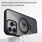 お買い得  iPhone用ケース-電話 ケース 用途 iPhone 16 Pro Max プラス iPhone 16 Proマックス iPhone 15 プロマックスプラス iPhone 14 13 12 Pro Max Plus iPhone 14 Pro Max iPhone 14 Pro Max Plus iPhone 13 12 Pro Max バックカバー 磁石バックル ワイヤレス充電をサポート 耐衝撃 レトロ風
