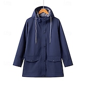 baratos Casacos Leves, Polares &amp; Caminhada-Mulheres Jaqueta Softshell Jaqueta de Trilha Ao ar livre A Prova de Vento Impermeável Jaqueta leve Jaqueta corta-vento Viajar Preto Amarelo Rosa claro Vermelho Azul Marinho