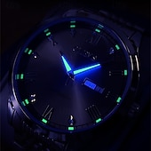 halpa Mekaaniset kellot-Uusi Olevs Olevs Brändi Muotitrendi Miesten Teräshihna Kello Kalenteriviikkonäyttö Valoisa Yksinkertainen Automaattinen Mekaaninen Kello Rentoa Vedenkestävä Urheilu Miesten Rannekello