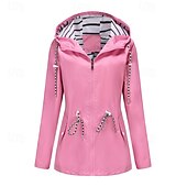 abordables Forros &amp; Chaquetas 3 en 1-Mujer Chaqueta para senderismo Invierno Al aire libre Resistente al Viento Multi-bolsillo Cremallera delantera Repelente de Agua Chaqueta ligera Cremallera completa Camping / Senderismo