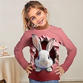 Pääsiäinen Tyttöjen 3D Kuvitettu Eläin Kani T-paita Pitkähihainen Kevät Syksy Muoti Perus Lapset 4-12 vuotta Tiukka pyöreä kaula-aukko ulko- Kausaliteetti Päivittäin Normaali halpa Tyttöjen 3D Eläimet-Pääsiäinen Tyttöjen 3D Kuvitettu Eläin Kani T-paita Pitkähihainen Kevät Syksy Muoti Perus Lapset 4-12 vuotta Tiukka pyöreä kaula-aukko ulko- Kausaliteetti Päivittäin Normaali