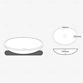 cheap Vessel Sinks-Bathroom Vessel Sink Tempered Glass Wash Basin Bowl Above Counter Art Vessel Sink with Water Drop Faucets and Pop-Up Drain