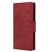 Недорогие Чехлы для Samsung-телефон Кейс для Назначение SSamsung Galaxy S24 S23 S22 S21 Ultra Plus А55 А35 А25 А15 5Г S20 FE S25 Ультра Кошелек для карт Полная защита тела с ремешком на запястье Откидная подножка