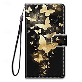 tanie Etui do iPhone&#039;ów-telefon Kılıf Na iPhone 11 Pro Max Osłona tylna Z podpórką z paskiem na nadgarstek Gniazdo karty Retro TPU Skóra PU