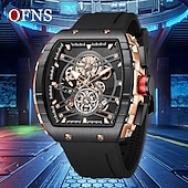 cheap Quartz Watches-Men Quartz Watch Creative Fashion Business Wristwatch Luminous Calendar Chronograph Waterproof Rubber Strap Watch