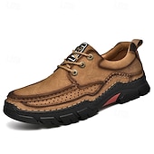 economico Scarpe da uomo-scarpe da uomo robuste e comode, in pelle scamosciata, con design traspirante e suola resistente, perfette per escursioni e abbigliamento casual