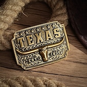 cheap Men&#039;s Belt-Men&#039;s Belt Buckle Buckle Alloy Vintage Style Retro Vintage Cow Texas Silver Bronze Daily Religious Celebrations Buckle