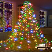 economico Plug in elettrico-elegante festa di nozze ricevimento 2m 280led albero di natale luci stringa con 8 modalità – bassa tensione sicura per 6-8 piedi alberi decorazione del festival