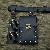 economico Accessori e altro-Retrò Vintage Medievale Rinascimento Cintura in Vita Borsello da Cintura Bottiglia magica Costume Per uomo Per donna Celtico Vichingo Fantasia Halloween Carnevale Feste LARP Fiera Rinascimentale