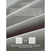 economico Collezione d&#039;elite-Set copripiumino da 4 pezzi, 100% cotone biologico, tessuto morbido e traspirante, include copripiumino e federe per un sonno confortevole.