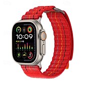 Χαμηλού Κόστους Ζώνες Apple Watch-Αθλητικό Μπρασελέ Συμβατό με Ζάντα ρολογιού Apple Watch 38mm 40mm 41mm 42mm 44mm 45mm 49mm Μεταλλικό κούμπωμα Ρυθμιζόμενο Αναπνέει Νάιλον Ανταλλακτικό λουράκι ρολογιού για iwatch Ultra 2 Series 9 8 7