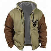 economico Felpe da Caccia-Per uomo Ogni Felpa con Cappuccio Felpe con cappuccio Felpa Moda Cool Manica Lunga Con Cappuccio Vacanza Palestra Blu Azzurro cielo Coulisse Autunno Inverno progettista