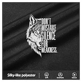 preiswerte T-Shirts mit Tiermuster-Herren Wolf T Shirt Kurzarm T-Shirt 3D-Druck Rundhalsausschnitt Hemd Retro Vintage Brautkleider schlicht Streetstyle Sports Outdoor Festtage Ausgehen Schwarz Rote Blau Frühling Sommer Bekleidung S M