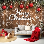 cheap Christmas Tapestry Hanging-Christmas Decorations Hanging Tapestry Xmas Background Wall Art Large Tapestry Mural Decor Photograph Backdrop Blanket Curtain Home Bedroom Living Room Decoration
