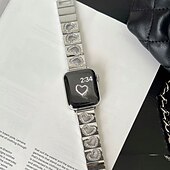 お買い得  Apple Watch Bands-Solo Loop と互換性があります Apple Watch ウォッチバンド 38mm 40mm 41mm 42mm 44mm 45mm 49mm 女性 グリッター素材 ブリンブリンダイヤモンド 合金 交換用時計バンド のために iwatch Ultra 2 Series 9 8 7 SE 6 5 4 3 2 1