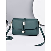 cheap Crossbody Bags-Women&#039;s Faux Leather Crossbody Bags in Black and Burgundy – Elegant Shoulder Bags for Everyday Use and Special Occasions
