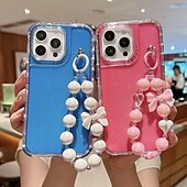 voordelige iPhone-hoesjes-telefoon hoesje Voor iPhone 16 Pro Max Plus iPhone 16 Pro Max iPhone 15 Pro Max Plus iPhone 15 14 Pro Max Plus iPhone 14 13 12 11 Pro Max Plus Achterkant met polsband Schokbestendig Retro TPU PC