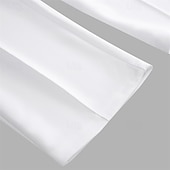 Недорогие Прямой ног-Муж. Штаны Бегун Брюки со складками Кулиска Эластичная талия Полотняное плетение Комфорт Дышащий Повседневные Праздники Спорт Мода Черный Белый