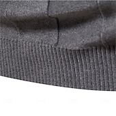 preiswerte Herrenpullover-Männlich Rollkragenpulli Pullover Zur Seite fahren Stricken Standard Solide / einfarbig Rollkragen Brautkleider schlicht Casual Bekleidung Winter Herbst Winter Schwarz Gelb S M L