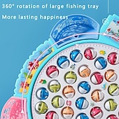 ieftine Gags și jucării practice de glumă-jucării de pescuit, cârlig spin electric cu muzică, modele de mărime opționale, albastru și roz, jucării și cadouri pentru copii, autocolante drăguțe, cadouri practice pentru ziua de naștere și de