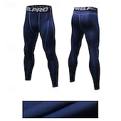 お買い得  ランニングパンツとタイツ-男性用 レギンス ランニングパンツ コンプレッションパンツ トラックパンツ ポケット 弾性ウエストバンド ハイウエスト サイクリングタイツ アウトドア スポーツ 屋内 秋 速乾性 ライトウェイト ソフト マラソン ランニング いい結果になる テイラーフィット スポーツウェア アクティブウェア ホワイト ルビーレッド バーガンディー
