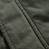 preiswerte Herrenjacken &amp; Herrenmäntel-Herren Winterjacke Fleecejacke Freizeitjacke Täglich Urlaub warm Tasche Vlies Herbst Winter Glatt Modisch Strassenmode Mit Kapuze Standard Schwarz Khaki Armeegrün Jacken