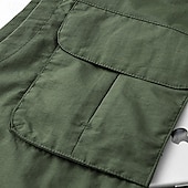 preiswerte Men&#039;s Vest-Herren Weste Angelweste Weste für Wanderer Täglich Verabredung Urlaub Modisch Brautkleider schlicht Frühling Sommer Gitter Tasche Polyester Atmungsaktiv Komfortabel Glatt Reisverschluss Ständer