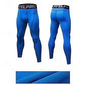 お買い得  ランニングパンツとタイツ-男性用 レギンス ランニングパンツ コンプレッションパンツ トラックパンツ ポケット 弾性ウエストバンド ハイウエスト サイクリングタイツ アウトドア スポーツ 屋内 秋 速乾性 ライトウェイト ソフト マラソン ランニング いい結果になる テイラーフィット スポーツウェア アクティブウェア ホワイト ルビーレッド バーガンディー
