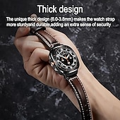 levne Pásky na hodinky Samsung-Pásek hodinek pro Samsung Galaxy Watch 7/6/5/4  40/44mm, Watch 5 Pro 45mm, Watch 6 Classic 43/47mm, Watch 4 Classic 42/46mm Sledujte Ultra PU kůže Výměna, nahrazení Popruh Ženy muži Kožený odkaz