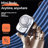 abordables Rasage et épilation-Mini rasoir de voyage portable sans fil rechargeable par USB pour enlever les poils de la poitrine et du corps