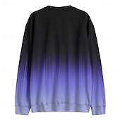 halpa 3D kuvio-Miesten Kuvitettu Kaltevuus Puserot Pusero Pitkähihainen Villapaita Hupullinen Loma Tyylikäs Päivittäin Painettu Loma Urheilu ja ulkoilu Bile Tulostus Talvi 봄 &amp; Syksy