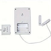cheap Burglar Alarm Systems-Wireless Security Alarm System for Home Garage &amp; Shed - Includes Door &amp; Window Keypad Battery Powered (3 AA Batteries Not Included)