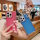 voordelige iPhone-hoesjes-telefoon hoesje Voor iPhone 16 Pro Max Plus iPhone 16 Pro Max iPhone 15 Pro Max Plus iPhone 15 14 Pro Max Plus iPhone 14 13 12 11 Pro Max Plus Achterkant met polsband Schokbestendig Retro TPU PC