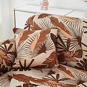 baratos Cobertura de Sofa-capa de sofá estampada capa elástica para sofás em formato de L protetor de móveis elegante e durável ideal para renovar a decoração da sua sala de estar com um design exclusivo