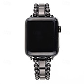זול להקות Apple Watch-סולו לופ מותאם ל רצועת השעון של Apple Watch 38 מ&quot;מ 40 מ&quot;מ 41 מ&quot;מ 42 מ&quot;מ 44 מ&quot;מ 45 מ&quot;מ 49 מ&quot;מ סוגר מתכת מתכוונן סגסוגת רצועת שעון חלופית ל iwatch Ultra 2 Series 9 8 7 SE 6 5 4 3 2 1