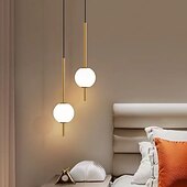 levne Ostrovní světla-severská závěsná lampa skleněná koule závěsná lampa skleněná koule ložnice postel dlouhá řada závěsná lampa restaurace výzdoba lampa jídelna bar