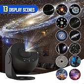 cheap Party Supplies-1pc 13-in-1 Multi-Functional Star Projector Night Light, Galaxy Planetarium Projector with Aurora Effect for Bedroom