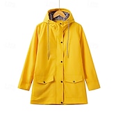 baratos Casacos Leves, Polares &amp; Caminhada-Mulheres Jaqueta Softshell Jaqueta de Trilha Ao ar livre A Prova de Vento Impermeável Jaqueta leve Jaqueta corta-vento Viajar Preto Amarelo Rosa claro Vermelho Azul Marinho