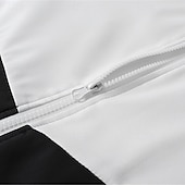 رخيصةأون بدلات رياضية-رجالي بدلة رياضية بذلة رياضة رباط جيب ألوان متناوبة تيشيرت هودي وبنطلون مجموعة ملابس رياضية الربيع الخريف أسود أخضر داكن تمرين نادي رياضي الركض ركض ناعم متنفس كم طويل رياضة ألبسة رياضية مرن نسبياً