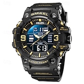 economico Orologi digitali-smael orologio al quarzo da uomo minimalista sportivo casual business luminoso sveglia impermeabile decorazione orologio in silicone