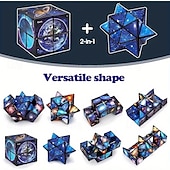 economico Cubi di Rubik-giocattolo antistress a forma di cubo a forma di stella infinita - puzzle educativo, antistress, portatile per Natale, giorno del Ringraziamento, regalo di Capodanno, regalo di Halloween e tutte le