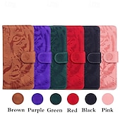 cheap iPhone Cases-Phone Case For iPhone 16 Pro Max Plus iPhone 15 Pro Max Plus iPhone 14 13 12 11 Pro Max Plus Mini SE Back Cover with Stand Holder Magnetic Card Slot Retro TPU PU Leather