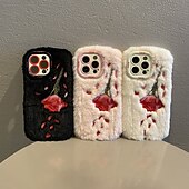 お買い得  iPhone用ケース-電話 ケース 用途 iPhone 15 プロマックスプラス iPhone 15 Pro Max iPhone 14 13 12 Pro Max Plus iPhone 13 Pro Max iPhone 12 Pro Max iPhone 11 Pro Max バックカバー スタンド付き 耐衝撃 レトロ風 TPU プラッシュ
