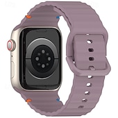olcso Apple óraszíjak-Sportszíj Kompatibilis valamivel Apple Watch óraszíj 38mm 40mm 41mm 42mm 44mm 45mm 49mm Elasztikus Állítható Szilikon Csere óraszíj mert iwatch Ultra 2 Series 9 8 7 SE 6 5 4 3 2 1