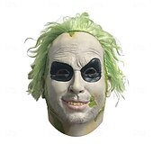 levne Masky-Zombie předvečer Všech svatých Maska Plná hlava Realistická maska Beetlejuice Strašidelný kostým Dospělé Unisex předvečer Všech svatých Karneval Výkon Párty Jednoduché Halloweenské kostýmy Oblékněte