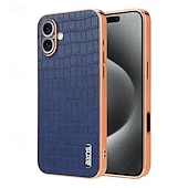 رخيصةأون جرابات آيفون-هاتف غطاء من أجل ايفون 16 آيفون 15 iPhone 14 13 12 11 Pro Max Plus غطاء خلفي غير اصفرار ضد الصدمات مكتب  /  الأعمال نموذج هندسي TPU الطلاء جلد PU