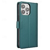 Χαμηλού Κόστους iPhone Θήκες-τηλέφωνο tok Για iPhone 16 iPhone 15 Pro Max Plus iPhone 14 13 12 11 Pro Max Plus Θήκη κάρτας πορτοφολιού Προστατευτικό για όλο το σώμα με λουράκι καρπού Σταντ ποδηλάτου Ρετρό TPU PU δέρμα