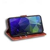 cheap iPhone Cases-Phone Case For iPhone 16 Pro Max Plus iPhone 15 Pro Max Plus iPhone 14 13 12 11 Pro Max Plus Mini SE Back Cover with Stand Holder Magnetic Card Slot Retro TPU PU Leather